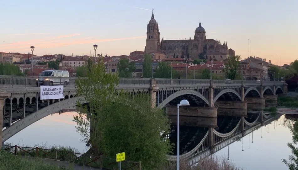 Foto 3 - La Plataforma Abolicionista de Salamanca rechaza la celebraci&oacute;n del Lunes de Aguas