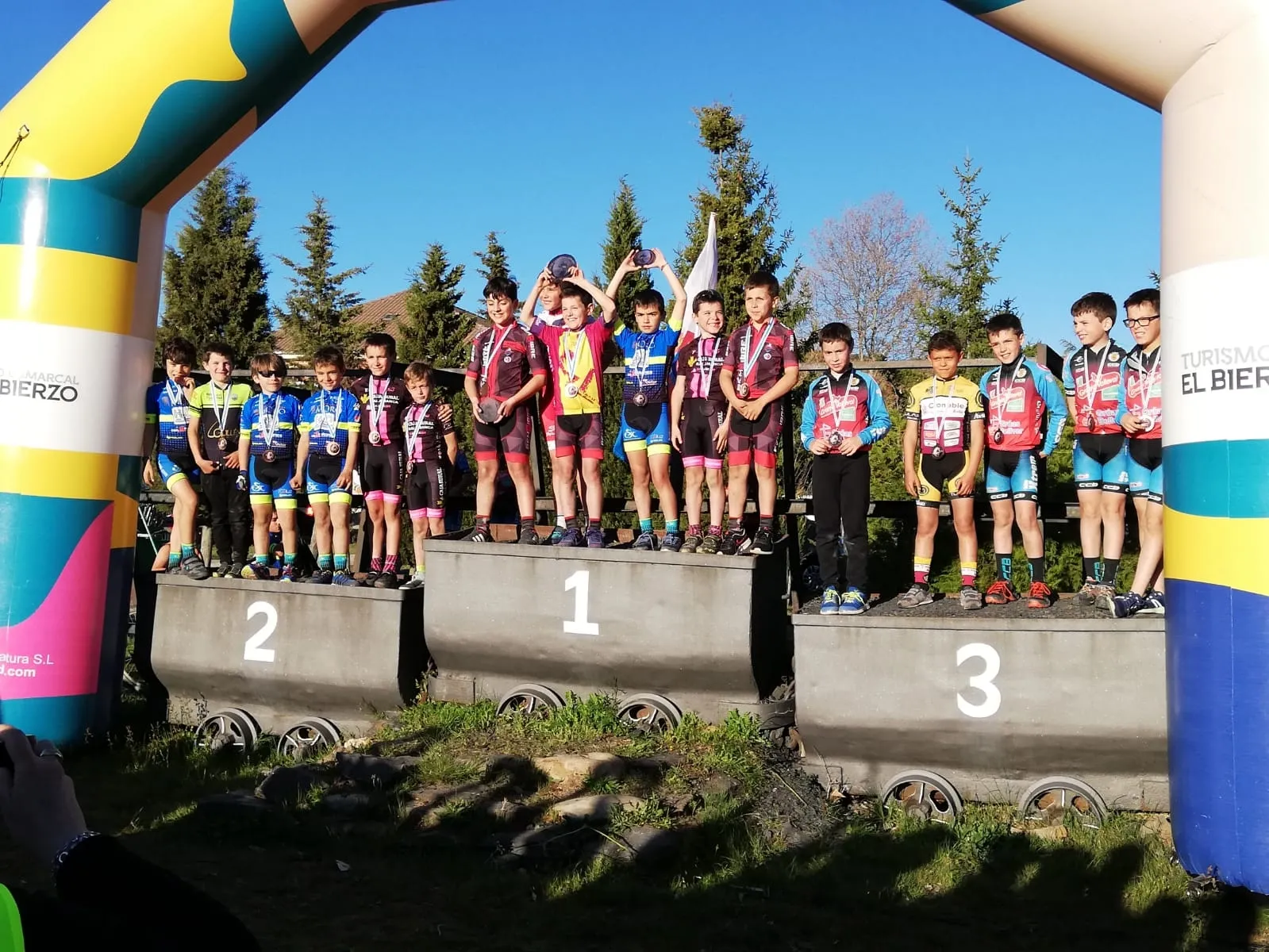 El podio de la prueba
