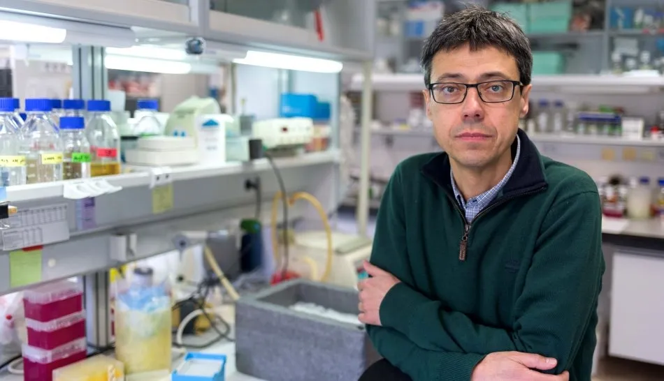 Felipe X. Pimentel-Muiños en el Centro de Investigación del Cáncer, Instituto de Biología Molecular y Celular del Cáncer (CSIC-Universidad de Salamanca), director de esta investigación