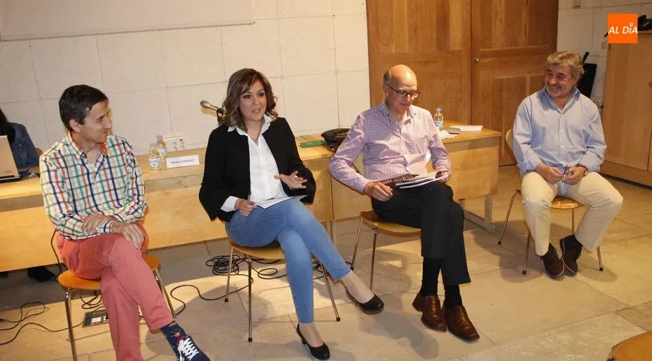 Un momento de la presentación de los libros de Francisco Javier Martín Prieto. Foto de Elena López