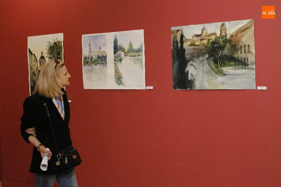 Foto 3 - El Palacio Episcopal abre sus puertas a la IV Bienal Artistas Salmantinos de Manos Unidas  