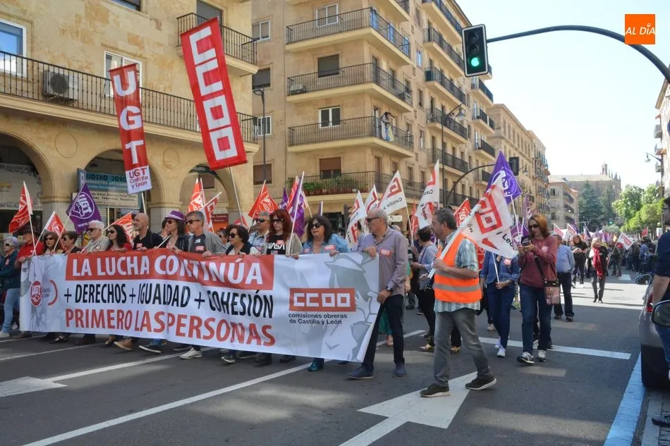 Foto 8 - Cerca de 6.000 personas en la manifestaci&oacute;n del Primero de Mayo porque &ldquo;la lucha contin&uacute;a&rdquo;