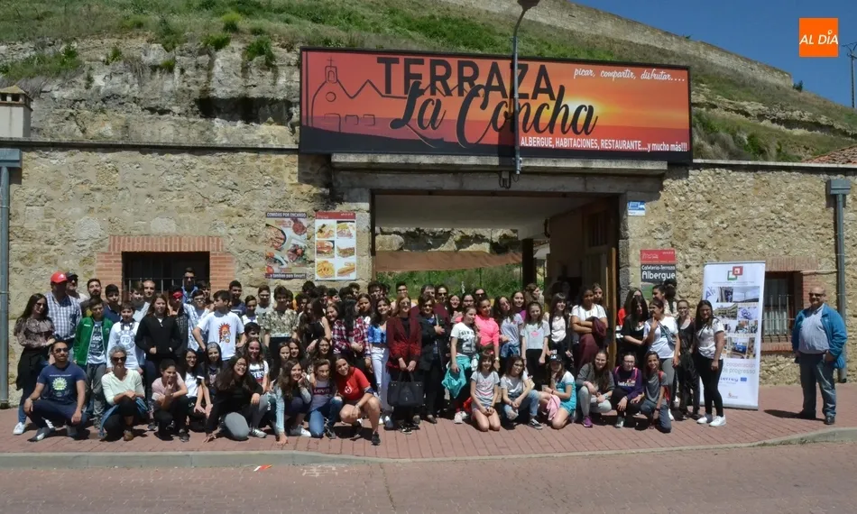 Foto 5 - J&oacute;venes del Fray ejercen de anfitriones de un encuentro con alumnos portugueses  