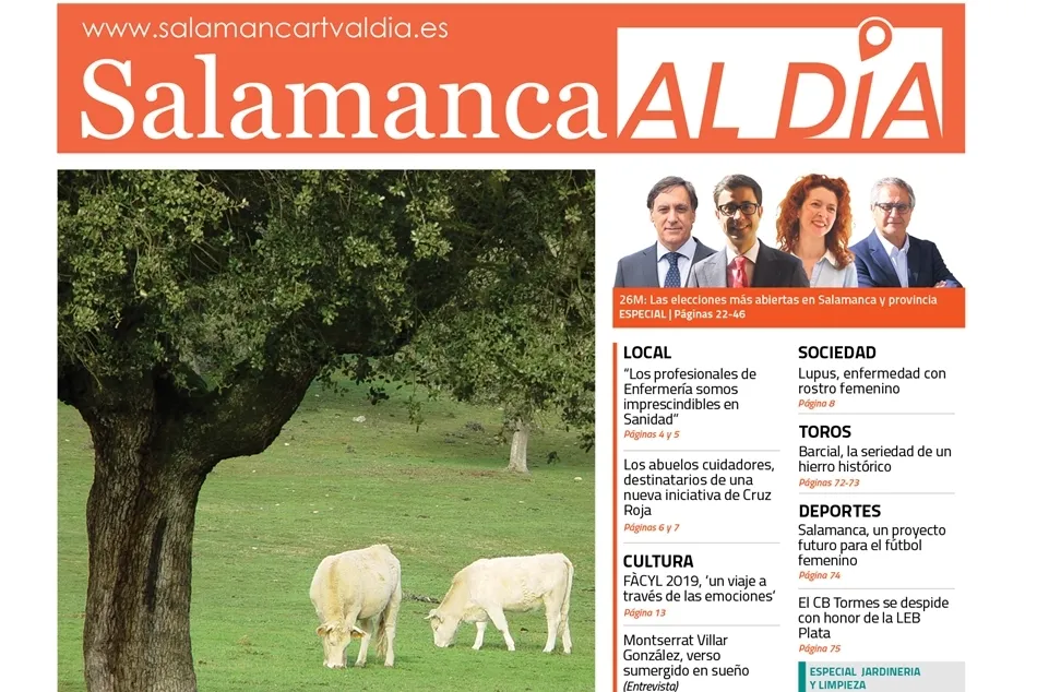 Los especiales de campo y las elecciones del 26M, protagonistas del número de mayo de ‘SALAMANCA ...
