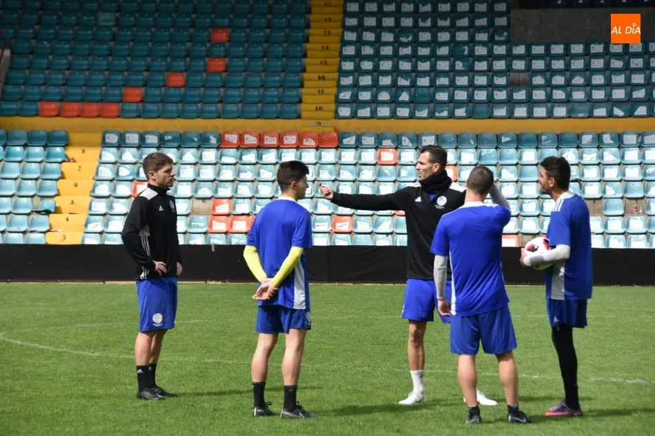 Un entrenamiento del Salamanca UDS