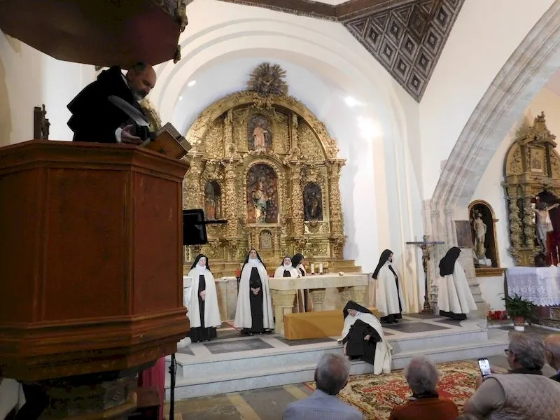 Momento de la representación de la obra