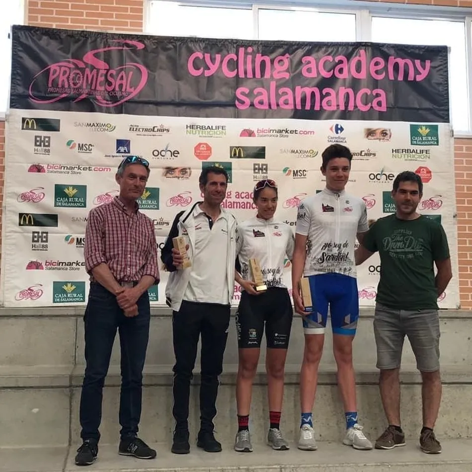 Foto 2 - Iv&aacute;n Romeo y Estela Dom&iacute;nguez se proclaman vencedores&nbsp;del I Trofeo de Ciclismo Cadete Sard&oacute;n de ...