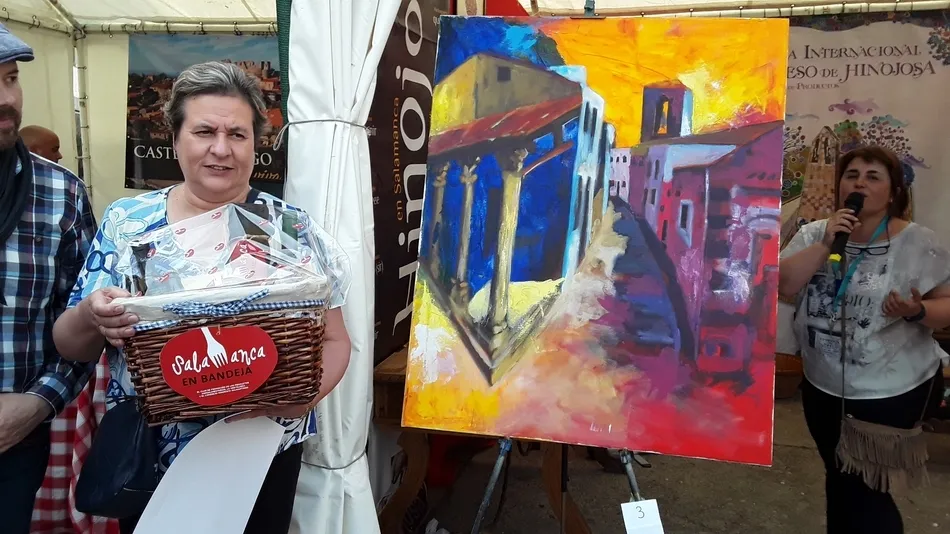 Foto 2 - Francisco Tom&aacute;s Medina se proclama vencedor del II Concurso de Pintura al Aire Libre de Hinojosa  