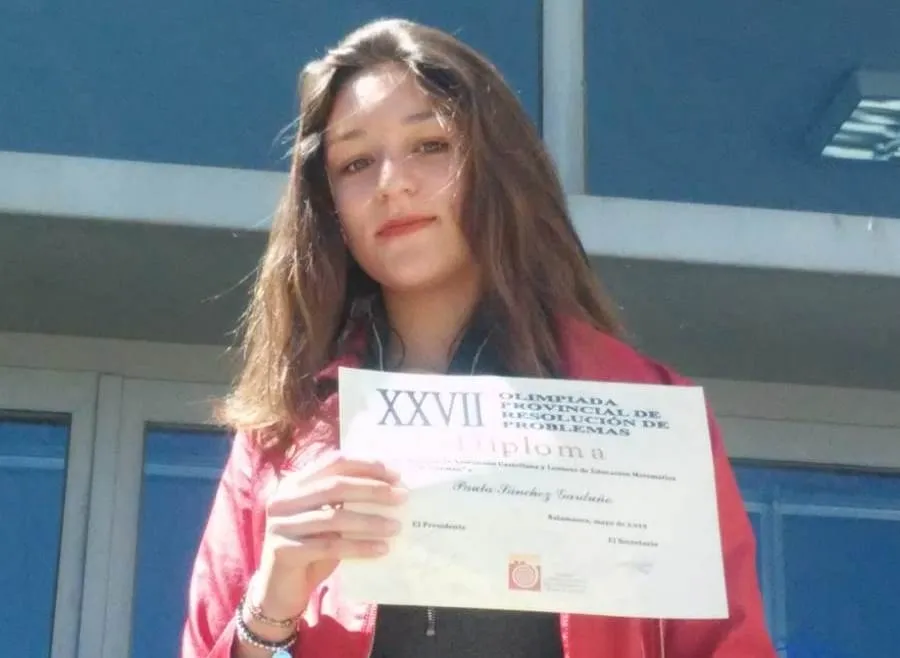 Foto 2 - Paula S&aacute;nchez, alumna del IES Tierra, entre los 10 primeros en la Olimpiada de Resoluci&oacute;n de...