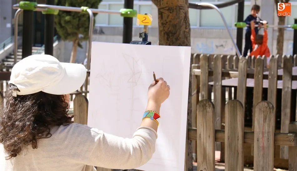 Una de las artistas que participaba en una edición anterior de este certamen del Barrio del Oeste