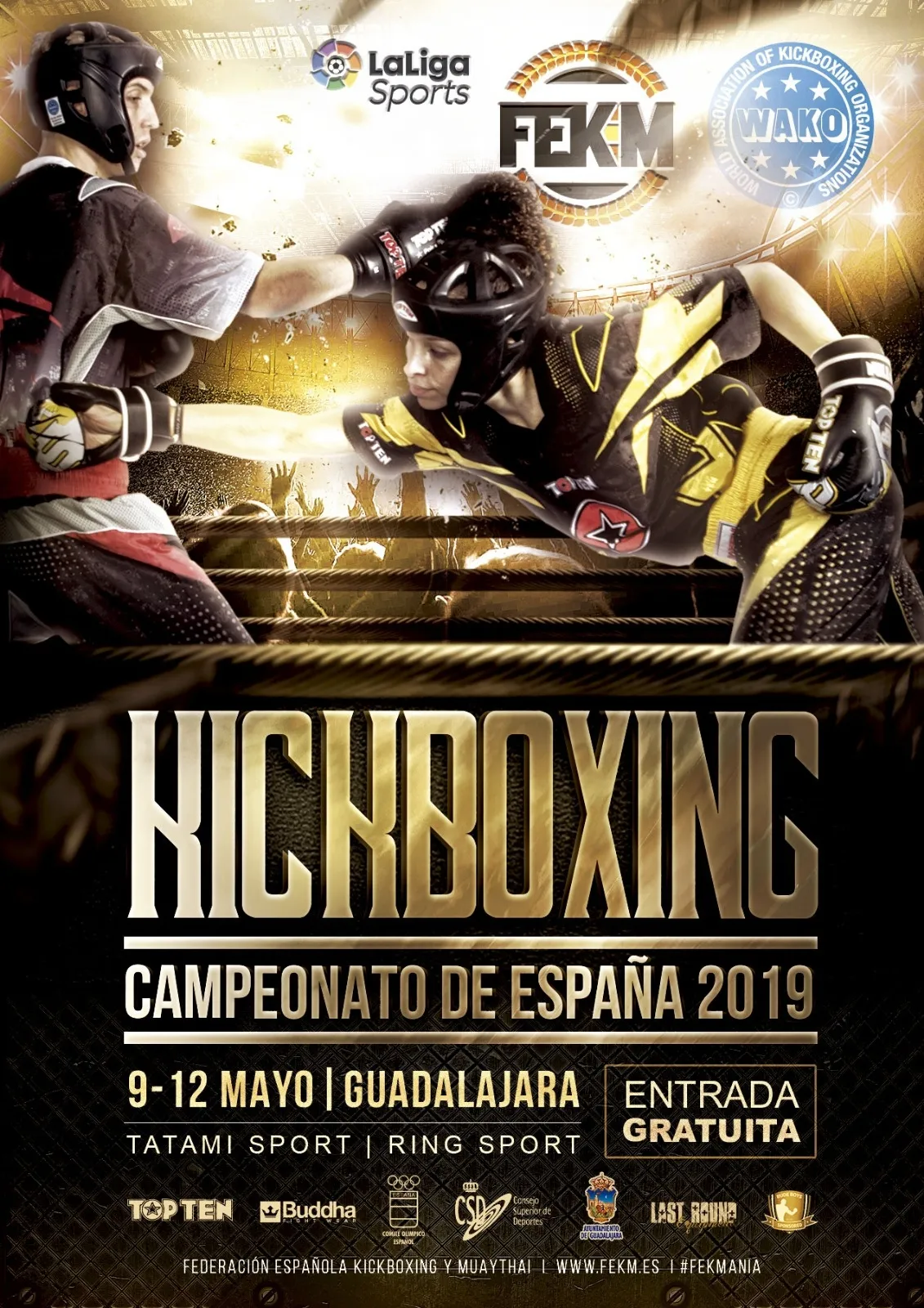 Foto 2 - 60 luchadores charros competir&aacute;n en el Campeonato de Espa&ntilde;a de Kickboxing