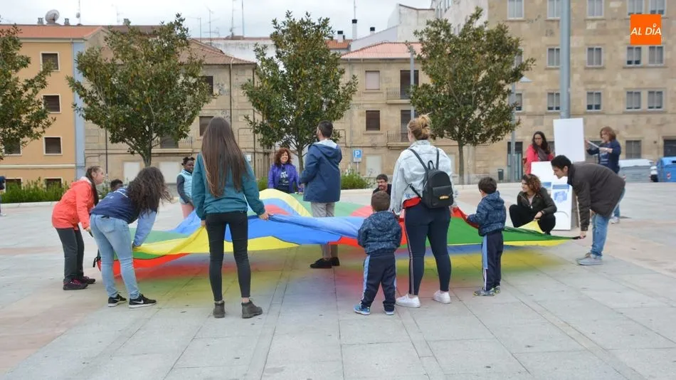 Las actividades para los más pequeños se han desarrollado en la Plaza de la Concordia. Foto de Lydia González