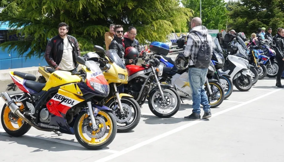 Participantes en una edición anterior de esta concentración motera