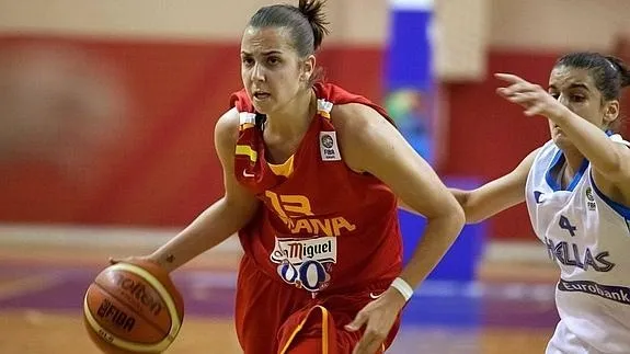 Andrea Vilaró, con España