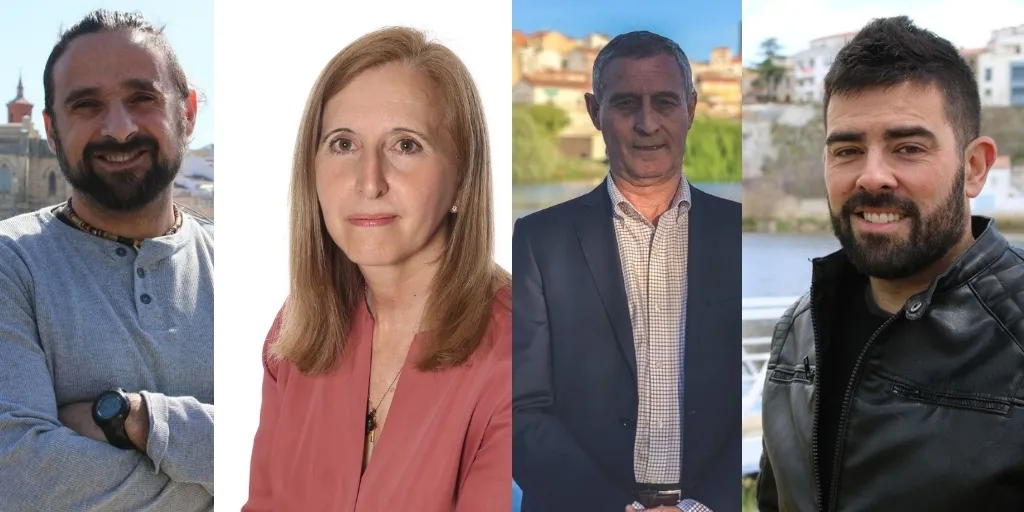 Gustavo García, Concepción Miguélez, Jesús Blázquez y Gonzalo Bautista