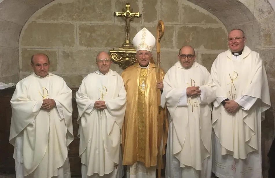 Isidro González, Jesús Herrero, Jesús García Burillo, Estanislao Barrio y Fernando Chica