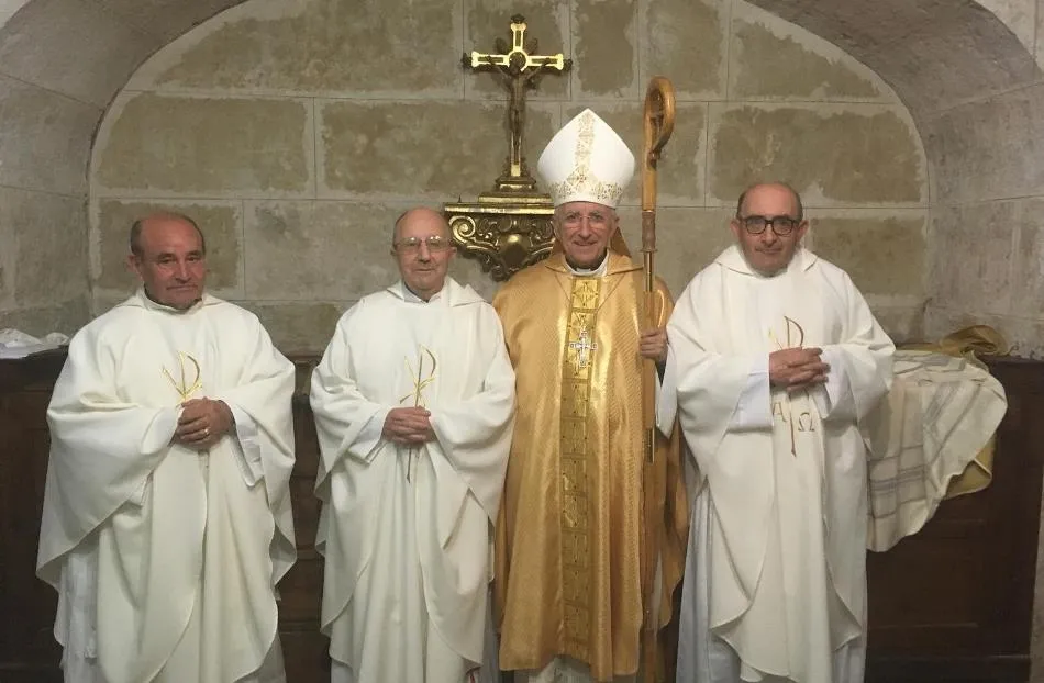 Foto 2 - La Di&oacute;cesis festeja las Bodas de Oro sacerdotales de cuatro de sus presb&iacute;teros  