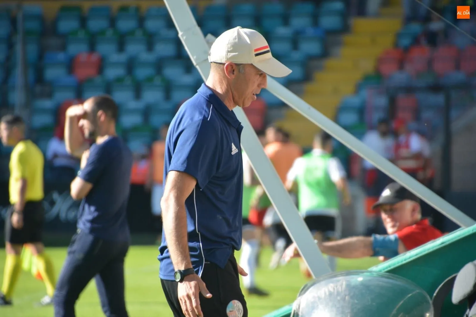 Calderón, durante el choque
