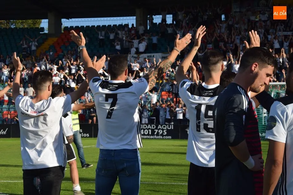 El Salamanca UDS celebra la victoria