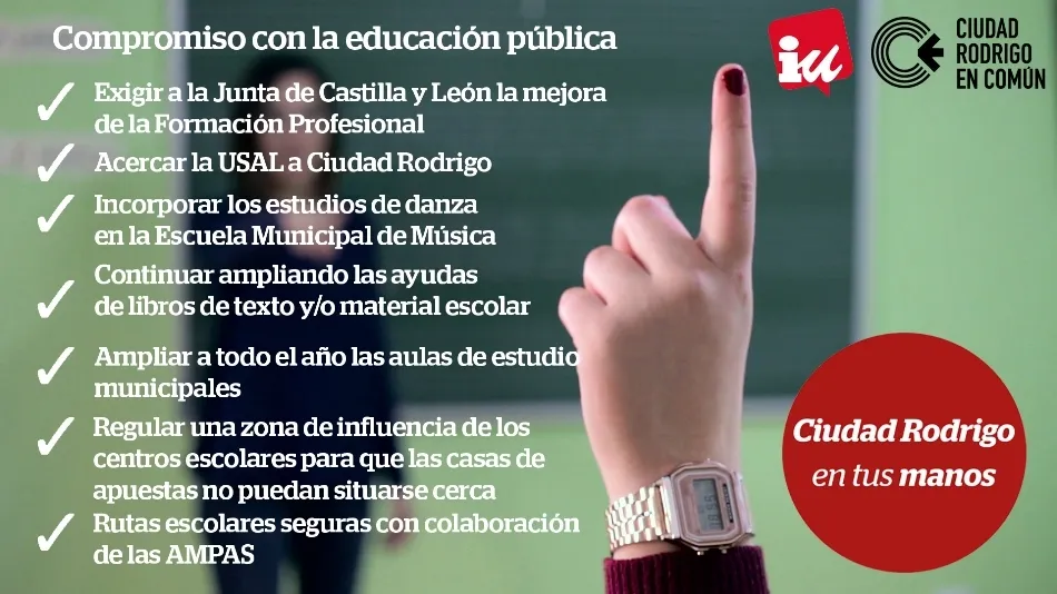 IU-CR en Común propone que la Escuela de Música también acoja estudios de Danza  