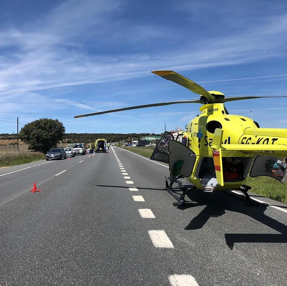 Un helicóptero medicalizado