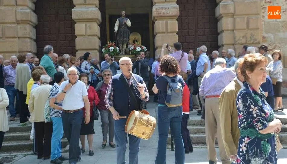 Procesión de San Isidro Labrador en la plaza de Colón. Foto de Lydia González