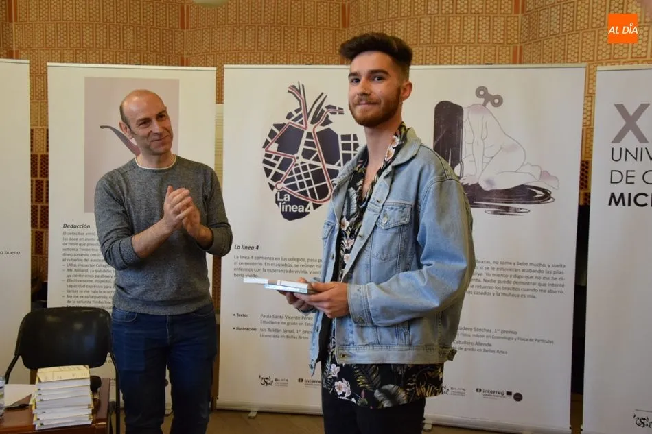 Foto 7 - La USAL premia a Isis Rold&aacute;n como el mejor ilustrador de su concurso de microrrelatos