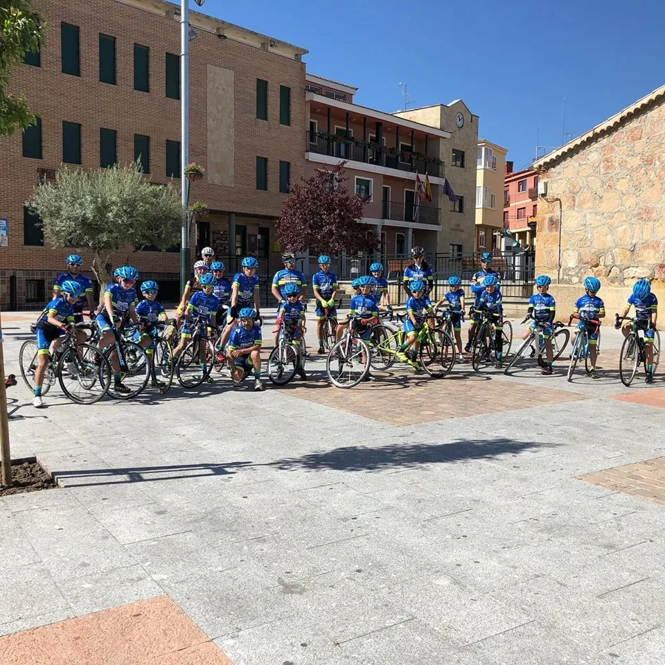 Entrenamiento de la Escuela de Ciclismo Salmantina