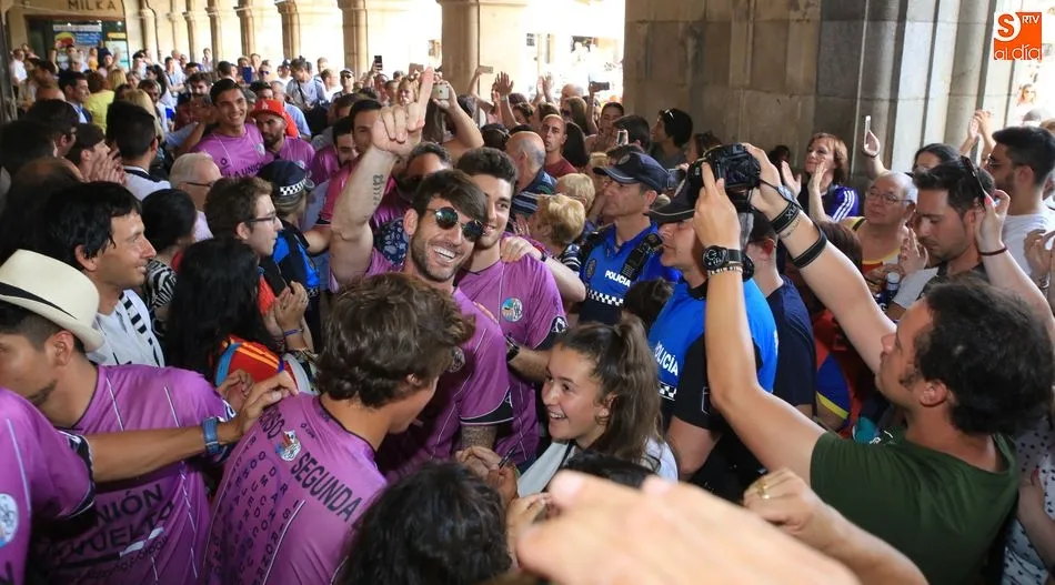 El Salamanca UDS celebra el ascenso