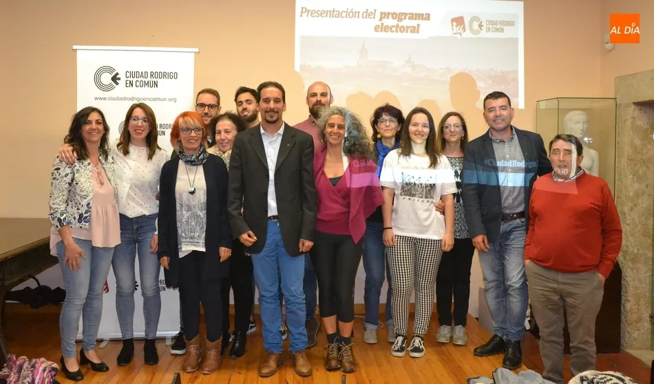 El pleno empleo y fijar población, objetivos finales del programa de IU-Ciudad Rodrigo en Común  