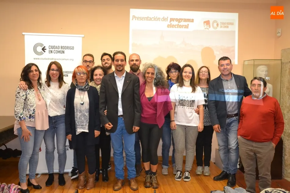 Foto 3 - El pleno empleo y fijar poblaci&oacute;n, objetivos finales del programa de IU-Ciudad Rodrigo en Com&uacute;n  