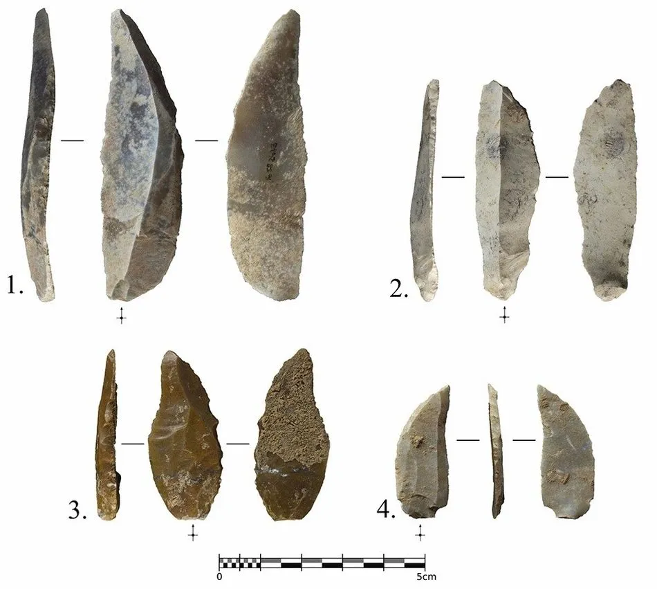 Foto 2 - Hallan herramientas de caza de 40.000 a&ntilde;os de antig&uuml;edad en Tarragona
