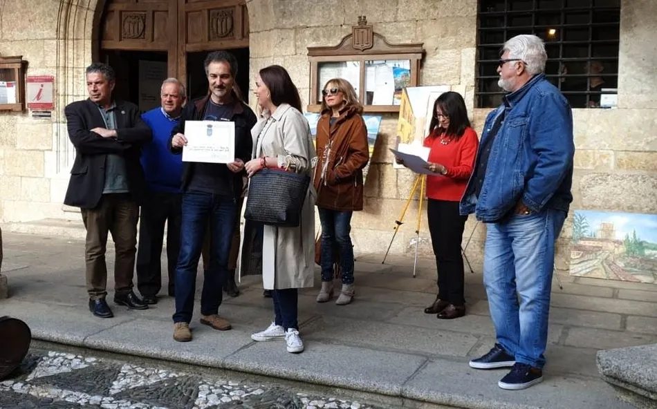 Foto 6 - La victoria en el Concurso de Pintura R&aacute;pida al Aire Libre se va para Portugal  