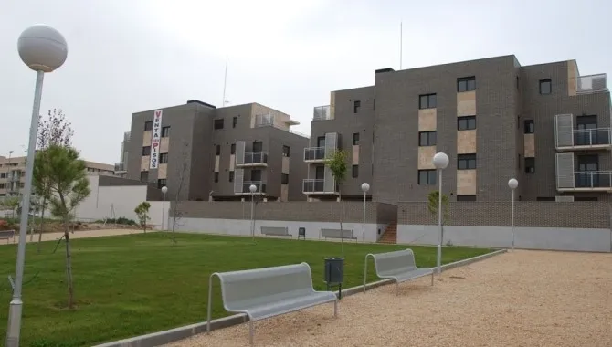 Viviendas en la zona de las Pajas del barrio de El Rollo