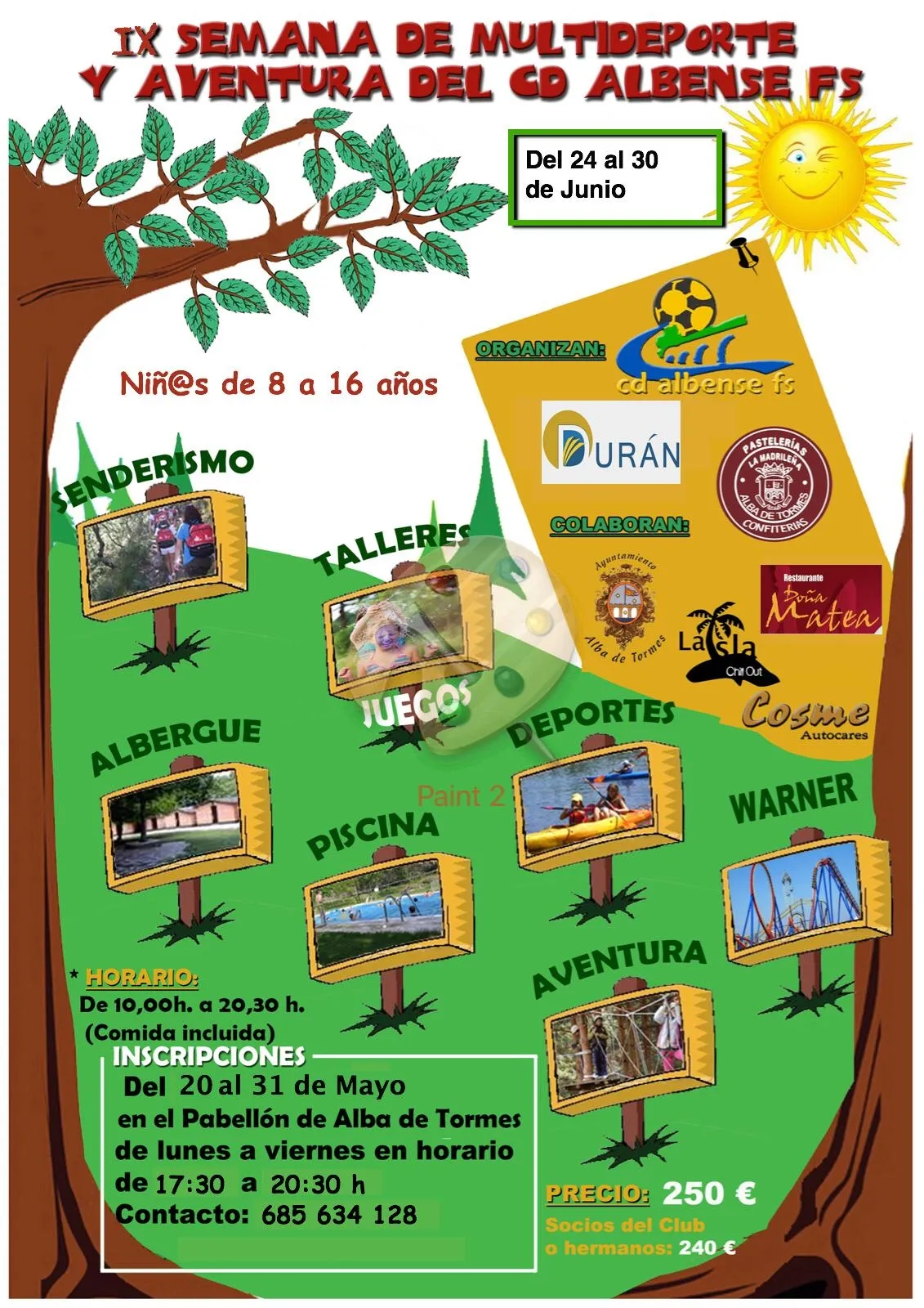 Foto 2 - El C.D. Albense FS abre las inscripciones para la IX Semana de Multideporte y Aventura
