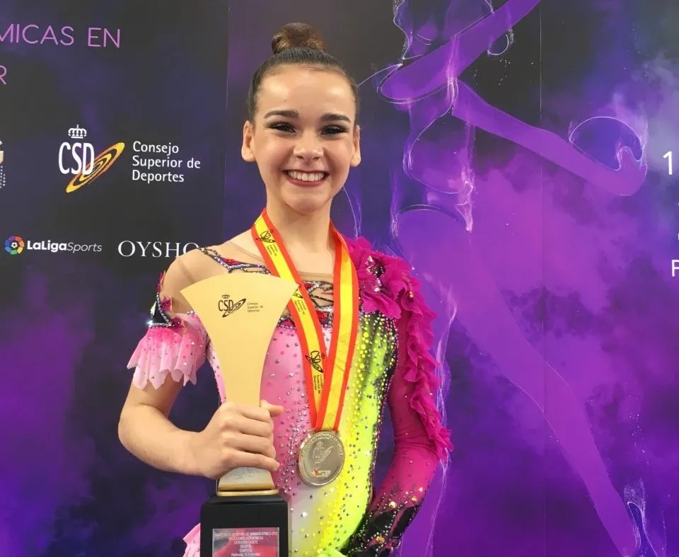 Valeria Carballo durante el campeonato