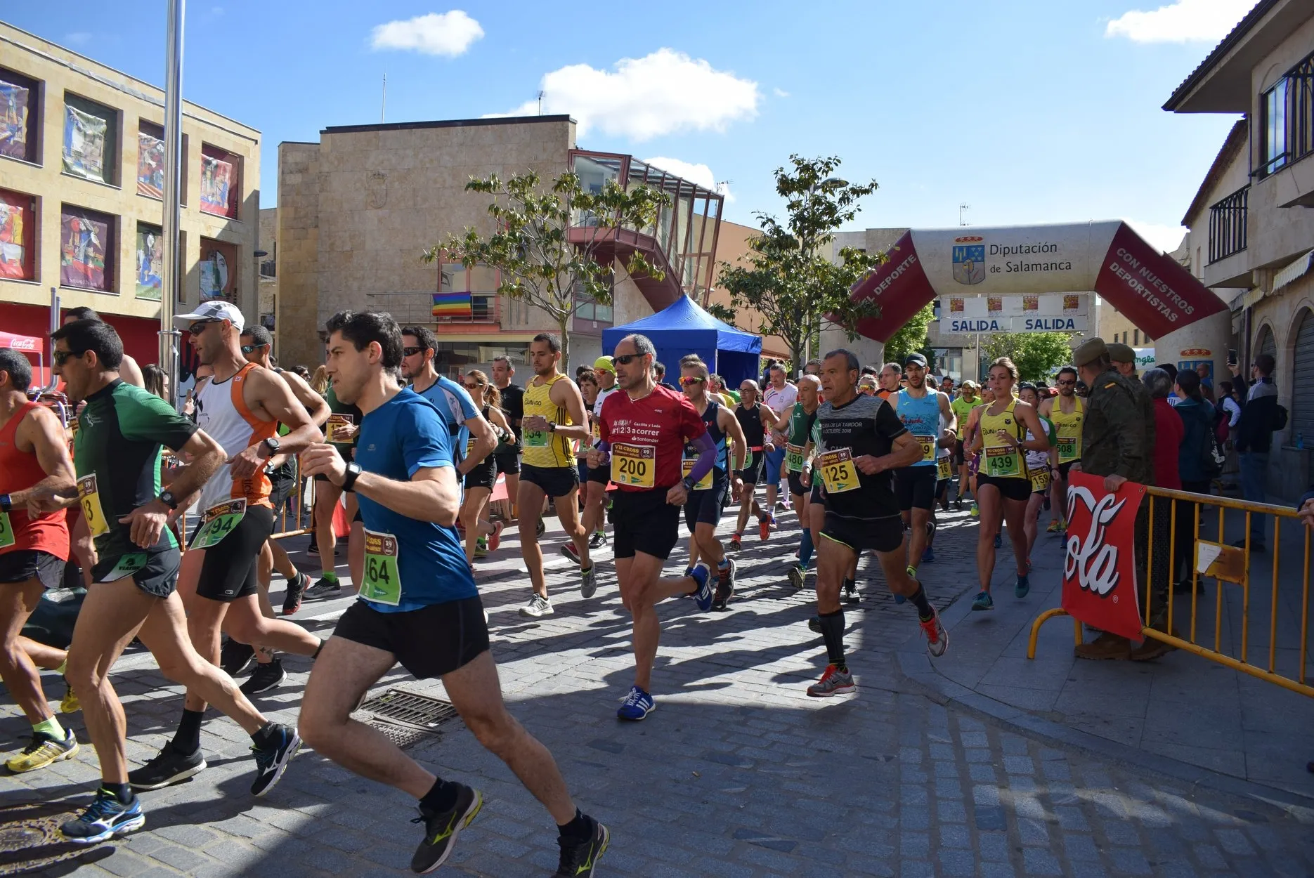 Momento de la carrera de Villamayor