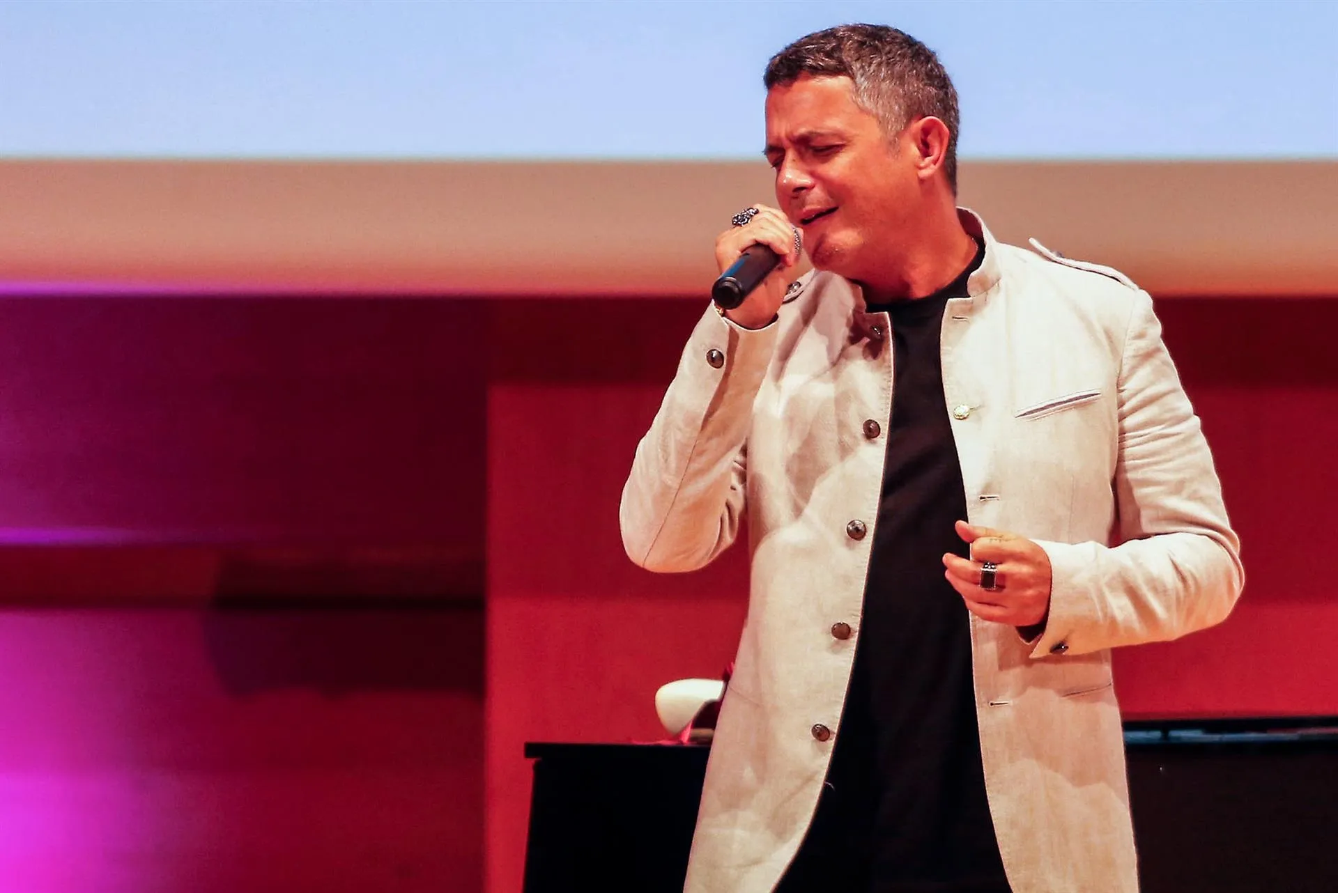 Alejandro Sanz durante un concierto / Europa Press