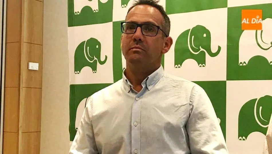 Gorka Etxebarria durante la rueda de prensa