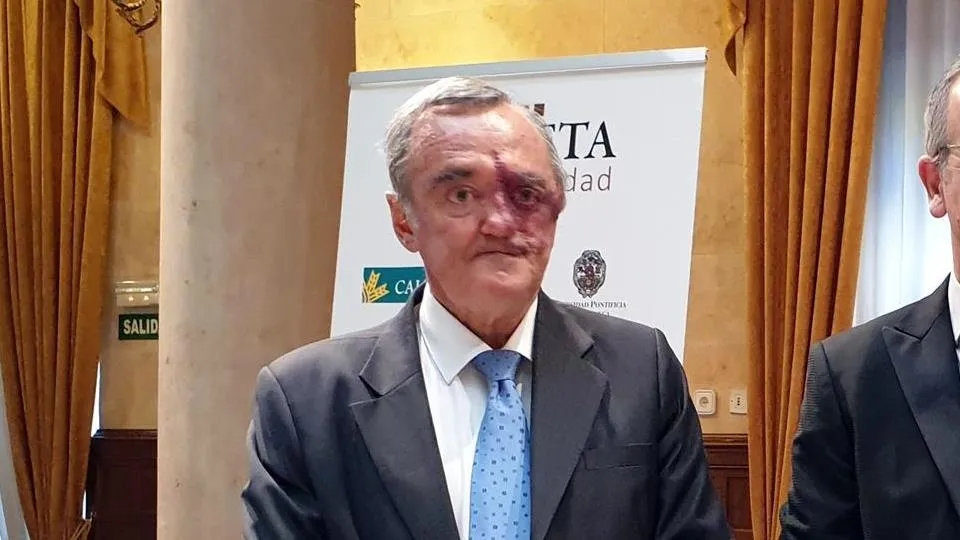 El investigador Mariano Barbacid en el Casino de Salamanca. Foto Europa Press