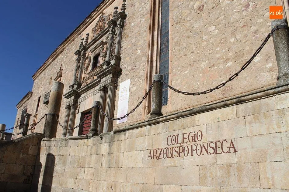 El retablo de la capilla del Colegio Arzobispo Fonseca es obra de Alfonso Berruguete