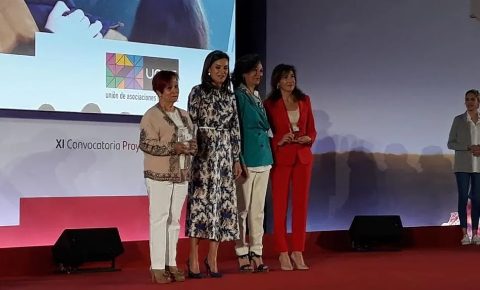 Ascensión Iglesias recogió los premios entregados por la Reina Doña Letizia y Ana Botín