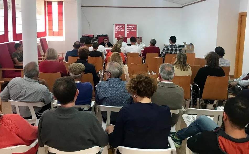 Foto 2 - El PSOE desarrolla un acto en Sancti-Sp&iacute;ritus en apoyo a Antonio S&aacute;nchez  