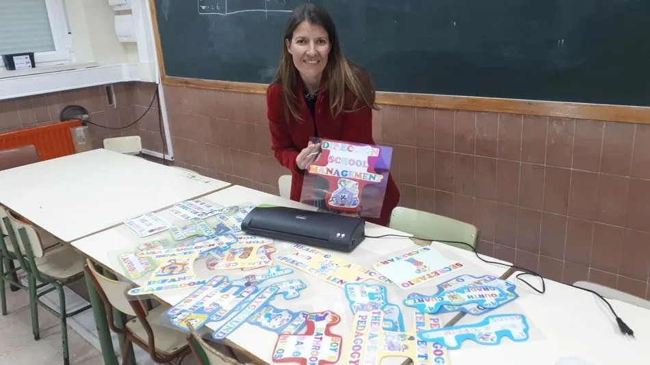 Cristina Nóvoa, profesora del CRA Ribera del Cañedo