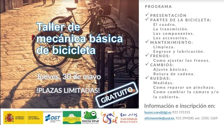 El Centro Superior de Educación Vial y la USAL organizan un Taller de Mecánica Básica de...