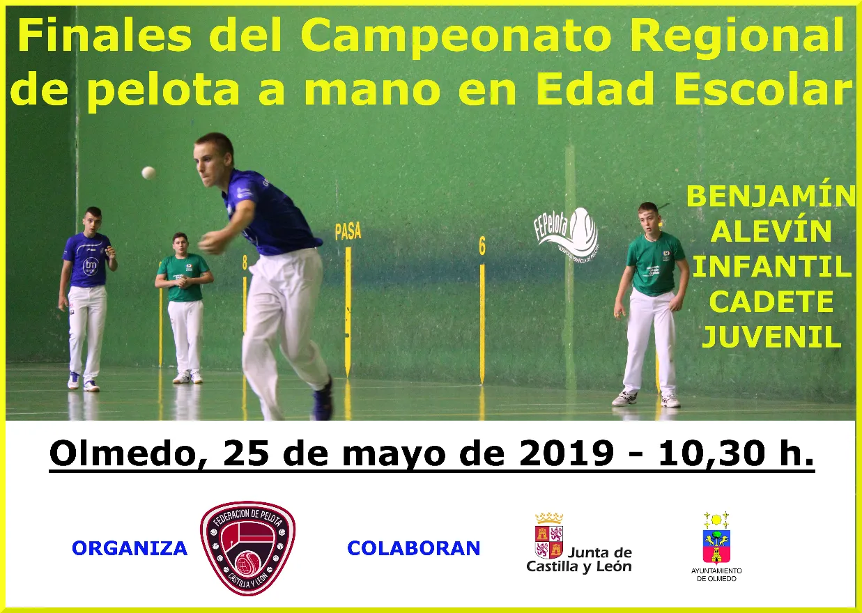 Cartel del evento deportivo