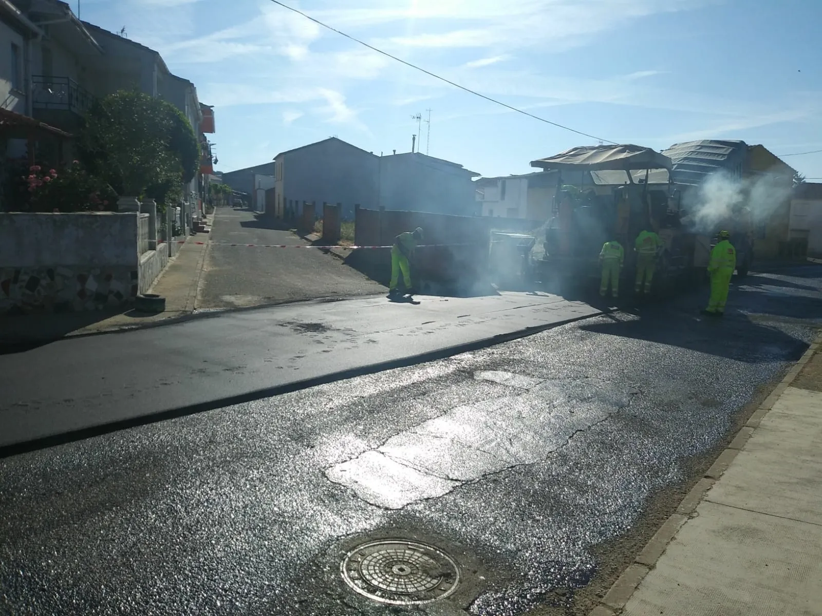 Foto 2 - Renovado el asfalto de varias calles de Villoruela