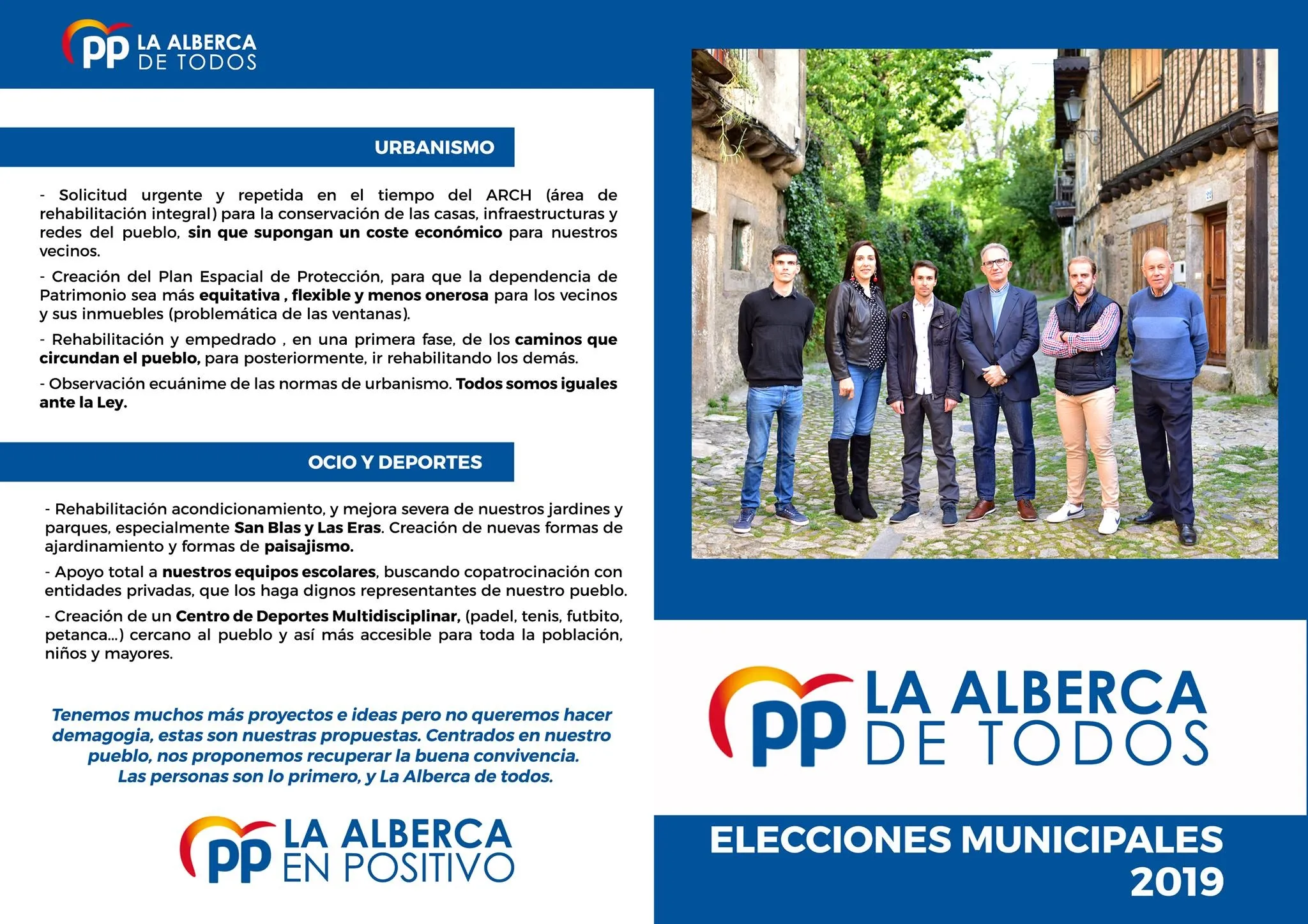 Foto 3 - Jes&uacute;s Mar&iacute;a Gonz&aacute;lez: &ldquo;Queremos una Alberca para todos, con un proyecto real sin demagogia&rdquo;