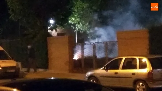 Un acto vandálico estaría detrás del incendio en el IES Peñaranda