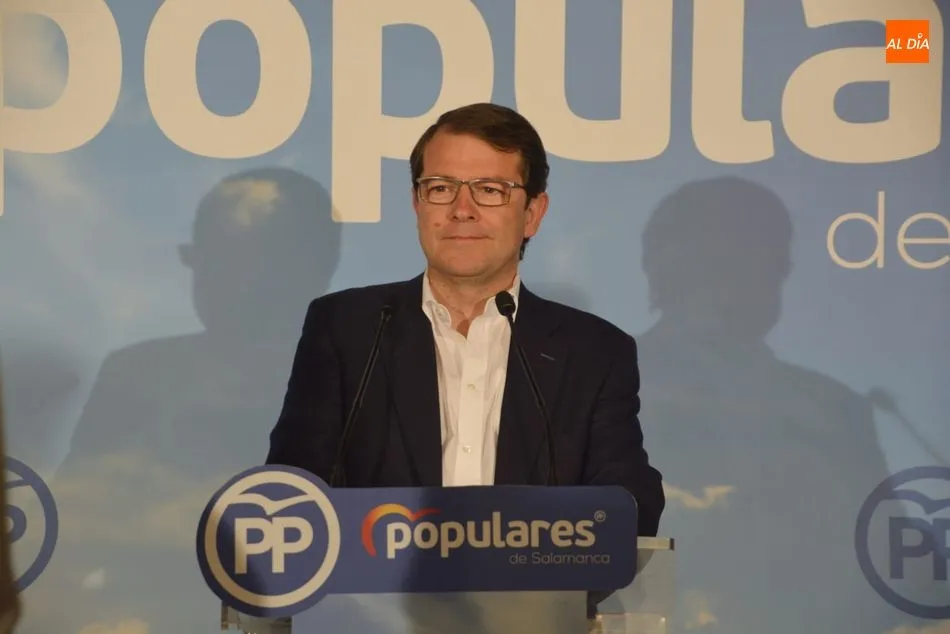 Alfonso Fernández Mañueco, candidato a la presidencia de Castilla y León por el PP
